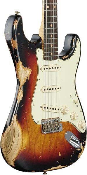 Fender Custom Shop Limited Edition '60s HR/CR Stratocaster Electric Guitar (with Case), Full Left Front