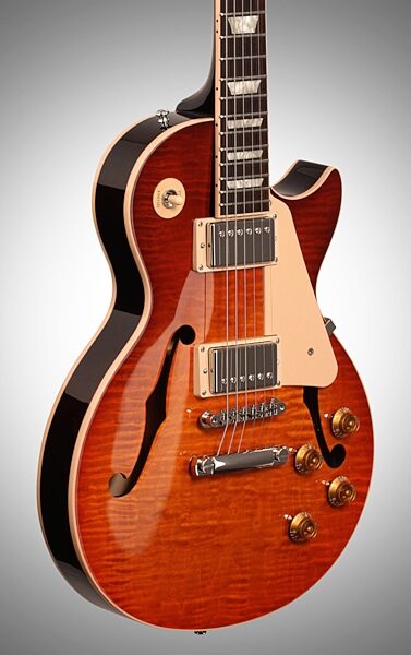 Gibson 2016 Limited Edition ES LP Premium Figured Electric Guitar (with Case), Full Left Front