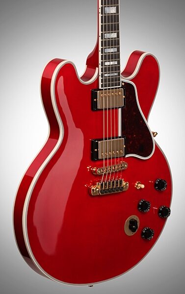 Gibson 2016 B.B. King Lucille Cherry Electric Guitar (with Case), Full Left Front