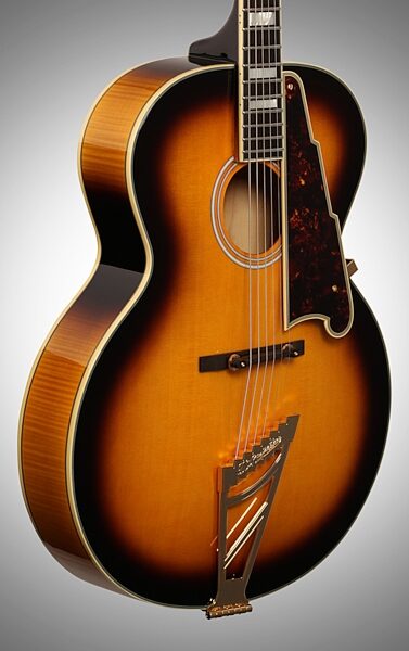 D'Angelico EX63 Archtop Acoustic-Electric Guitar (with Case), Full Left Front