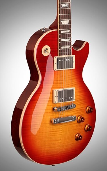 Gibson Limited Edition 2014 Les Paul Traditional Flametop AAA Electric Guitar (with Case), Full Left Front