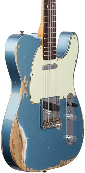 Fender Custom Shop '63 Heavy Relic Telecaster Electric Guitar (with Case), Full Left Front