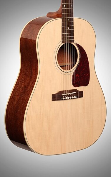 Gibson Limited Edition J45 Figured Mahogany Special Acoustic-Electric Guitar (with Case), Full Left Front