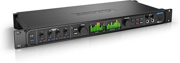 MOTU 8pre-es Thunderbolt and USB Audio Interface, Angled Front