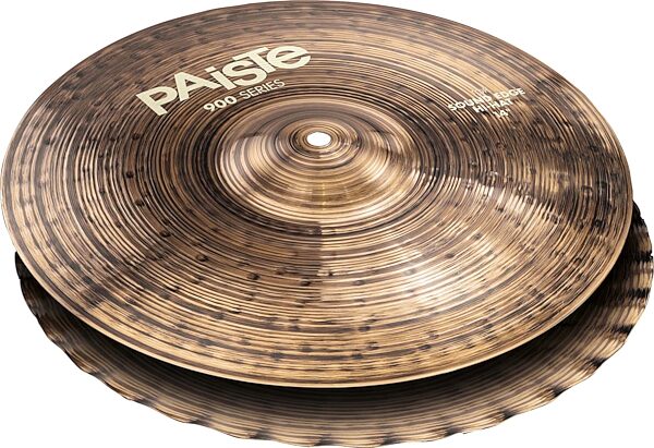 Paiste 900 Series Hi-Hat Cymbals, 14 inch, Normal Edge, Pair, Action Position Back