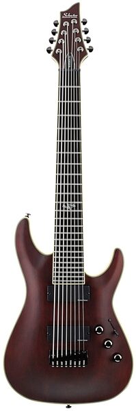 Schecter Blackjack ATX C8 8-String Electric Guitar, Walnut Satin