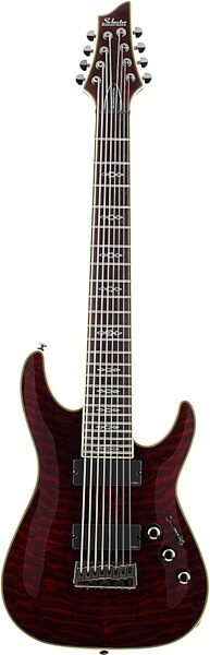 Schecter Hellraiser Special C8 Electric Guitar, 8-String, Black Cherry