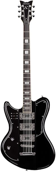 Schecter Ultra VI Left-Handed Electric Guitar, Black
