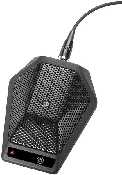 Audio-Technica U891RX Condenser Boundary Microphone with Switch, Black