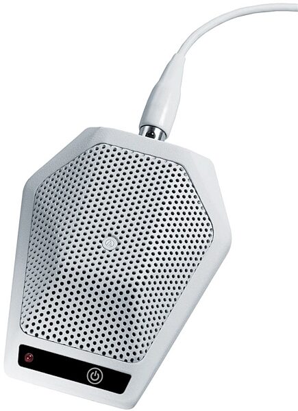 Audio-Technica U891RX Condenser Boundary Microphone with Switch, White