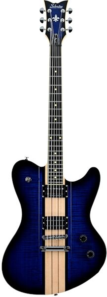 Schecter Dan Donegan Ultra Electric Guitar, See-Thru Blue Burst