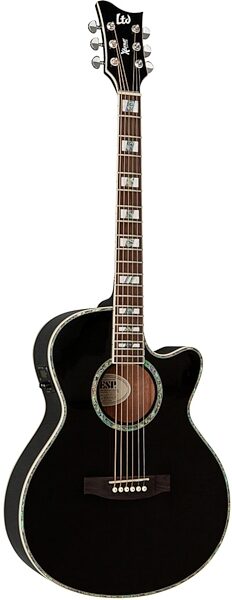 ESP LTD AC10E Xtone Acoustic-Electric Guitar, Black