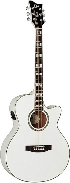 ESP LTD AC10E Xtone Acoustic-Electric Guitar, Pearl White