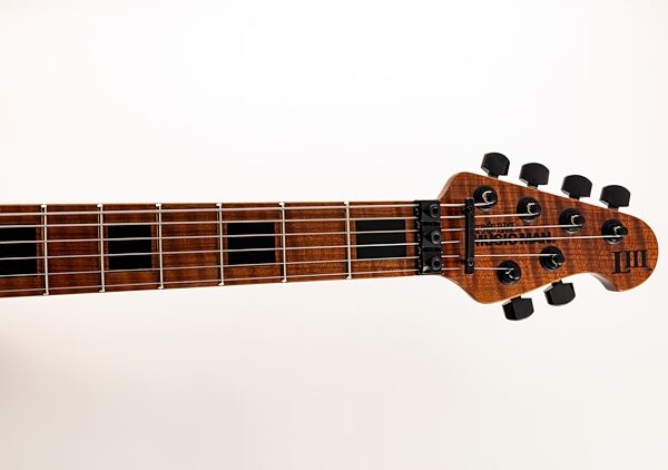 Ernie Ball Music Man Luke 3 HH Floyd BFR Electric Guitar (with Case), Main Neck