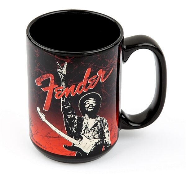 Fender Jimi Hendrix Peace Sign Mug, Back