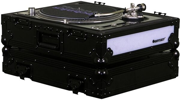 Odyssey FFXBM1200BL Flight FX Series Technics 1200 Style DJ Case, Front