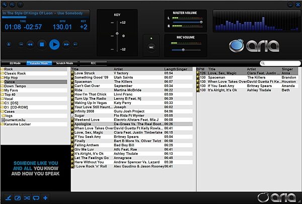 Digital 1 Audio Aria Audio Video Karaoke Software, Screenshot 2
