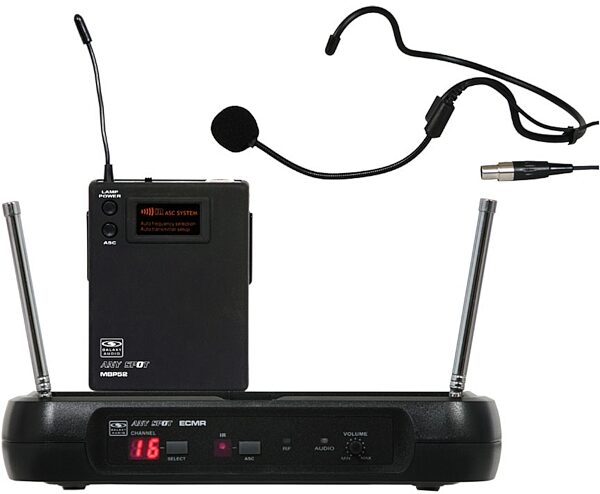 Galaxy ECM UHF Headset Wireless Microphone System, Main