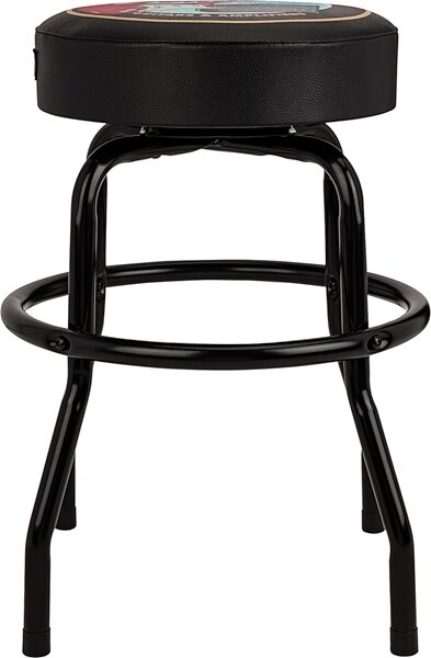 Fender Guitars and Amps Pick Pouch Barstool, Black, Action Position Back