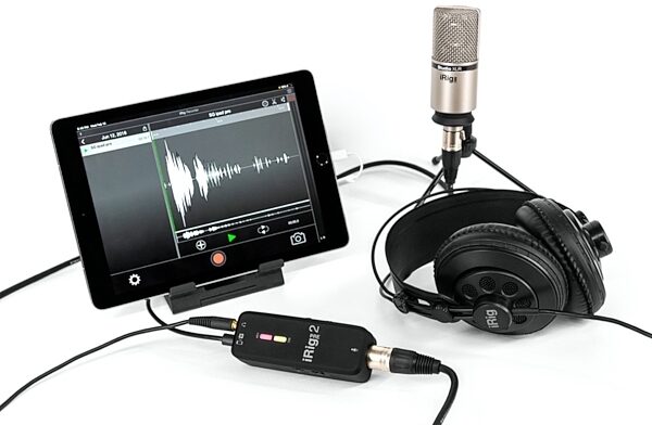IK Multimedia iRig Pre 2 XLR Microphone Interface, New, ve