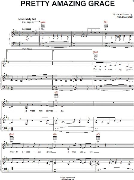 Pretty Amazing Grace - Piano/Vocal/Guitar, New, Main