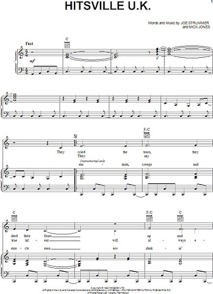 Hitsville U.K. - Piano/Vocal/Guitar, New, Main
