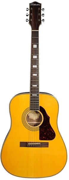 Silvertone 955 Classic Acoustic Guitar, Vintage Natural