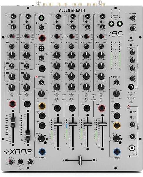 Allen and Heath Xone:96 Analog DJ Mixer, New, Main Control Panel