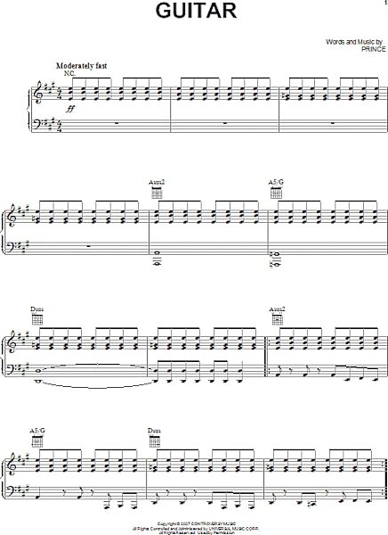 Guitar - Piano/Vocal/Guitar, New, Main
