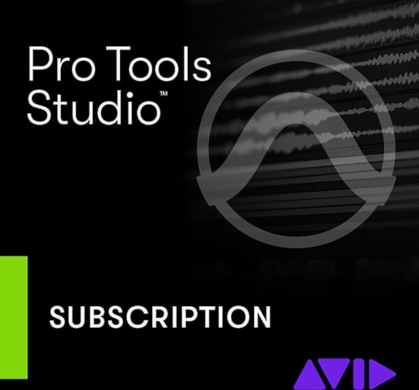 Avid Pro Tools Studio Software: 1-Year Subscription, Digital Download, Action Position Back