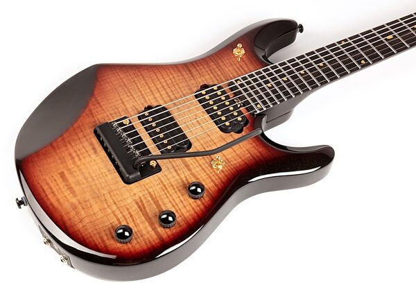 Ernie Ball Music Man JP7 John Petrucci 20th Anniversary Electric Guitar (with Case), Action Position Back