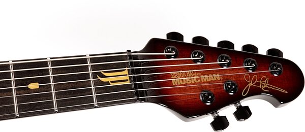Ernie Ball Music Man JP7 John Petrucci 20th Anniversary Electric Guitar (with Case), Action Position Back