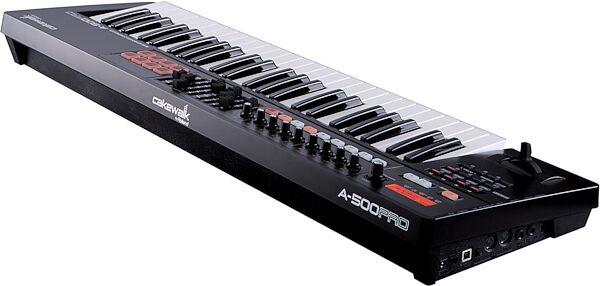 Cakewalk A-500PRO 49-Key USB/MIDI Keyboard Controller, Angle