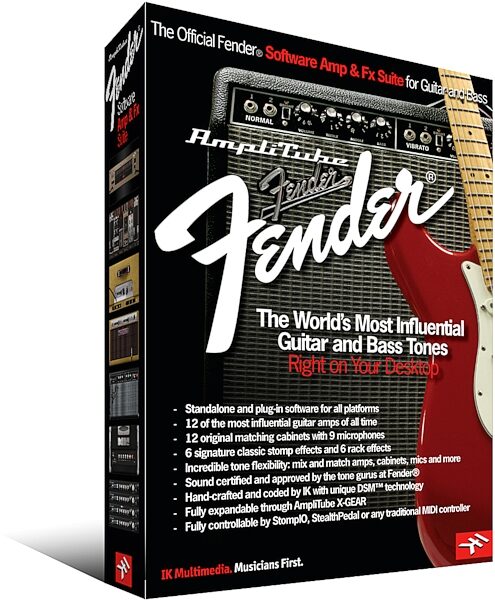 IK Multimedia AmpliTube Fender Amplifier and FX Modeling Software (Mac and Windows), Main