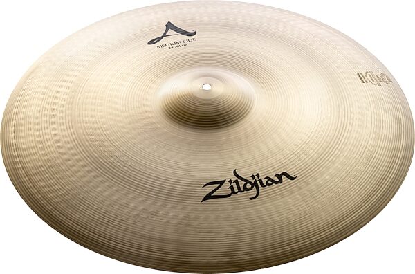 Zildjian A Series Medium Ride Cymbal, 24 inch, Action Position Back