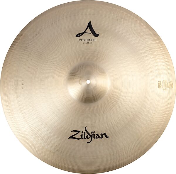 Zildjian A Series Medium Ride Cymbal, 24 inch, Action Position Back
