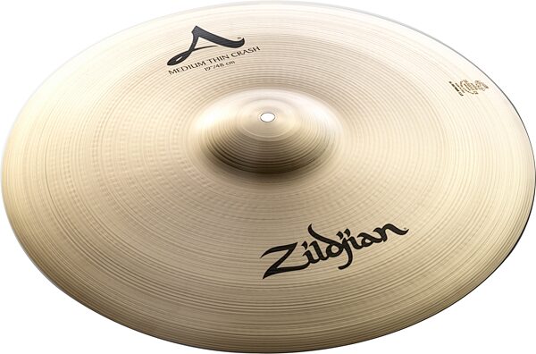 Zildjian A Series Medium Thin Crash Cymbal, 19 inch, Action Position Back
