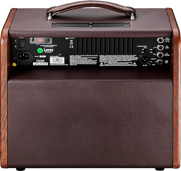 Laney A1 Acoustic Guitar Combo Amplifier (120 Watts), Action Position Back