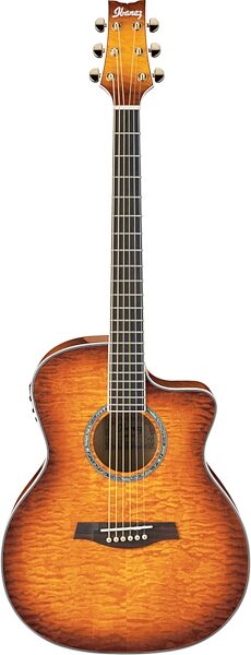 Ibanez A300E Ambiance Acoustic-Electric Guitar, Vintage Violin