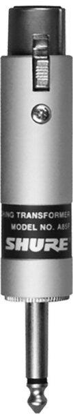 Shure A85F Transformer Low Z Female XLR to High Z, Warehouse Resealed, Main