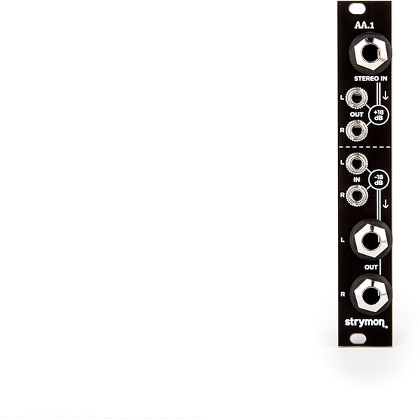 Strymon AA1 Amplifier Attenuator Eurorack Module, Action Position Back