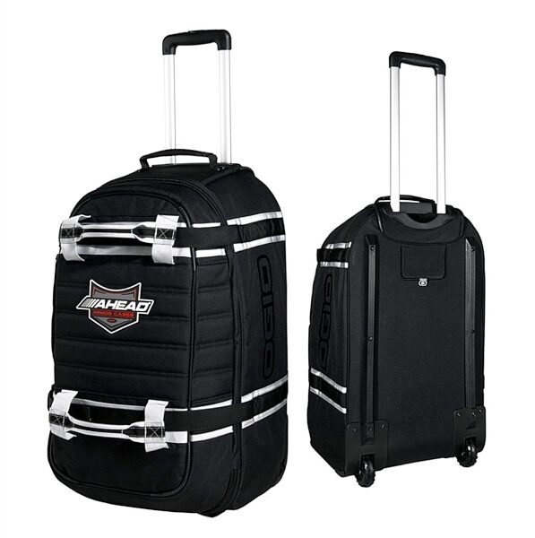 Ahead Armor OGIO Rolling Drum Hardware Bag, 28 inchx14&quot;x14&quot;, Front and Back