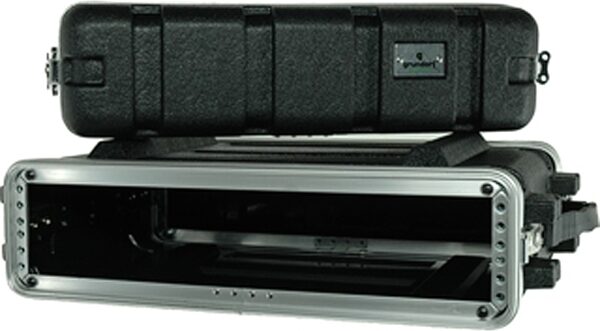 Grundorf ABS Amplifier Rack Case, 2U, ABS-R0212B, Action Position Back
