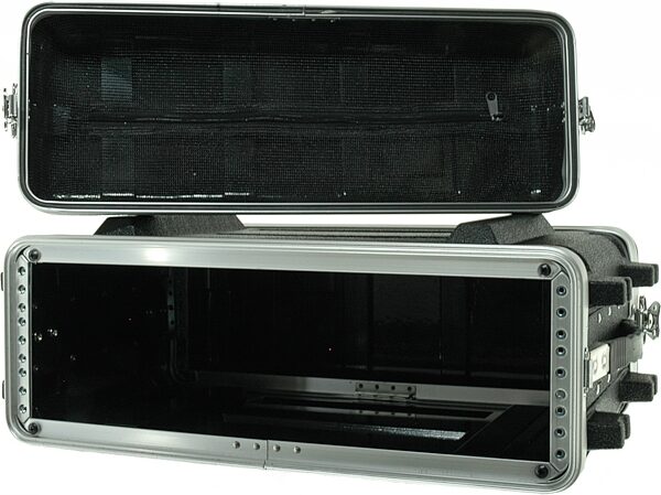 Grundorf ABS Amplifier Rack Case, 3U, ABS-R0312B, Warehouse Resealed, Action Position Back