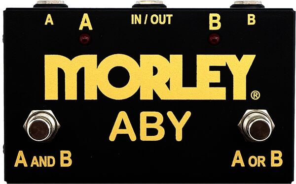 Morley Gold Series ABY Switch Box Pedal, New, Action Position Back