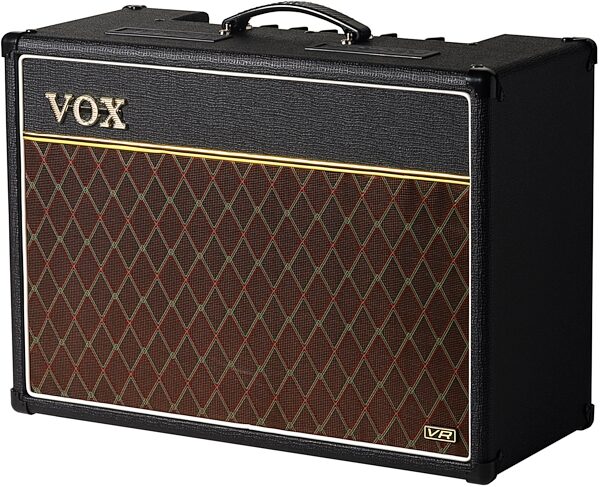 Vox AC15VR Valve Reactor Guitar Combo Amplifier (15 Watts, 1x12"), Angle