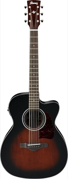 Ibanez AC400CE Artwood Acoustic-Electric Guitar, Dark Violin Sunburst