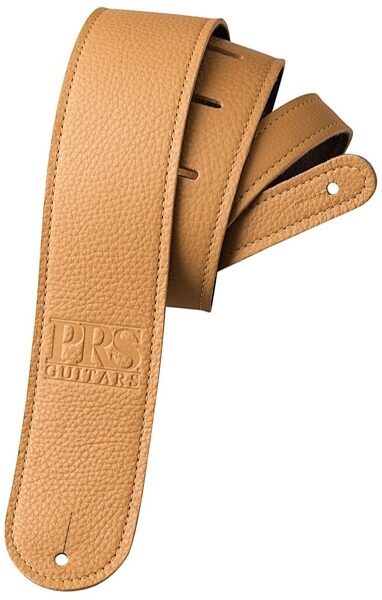 PRS Paul Reed Smith Leather Logo Guitar Strap, Main
