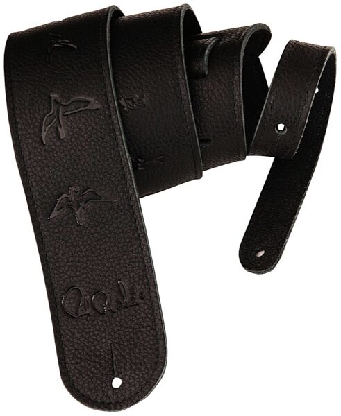 PRS Paul Reed Smith Leather Birds Guitar Strap, Black, Main