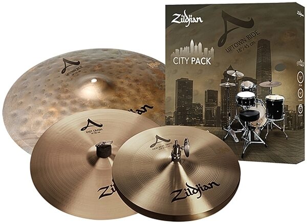 Zildjian A City Pack Cymbal Pack, New, Main